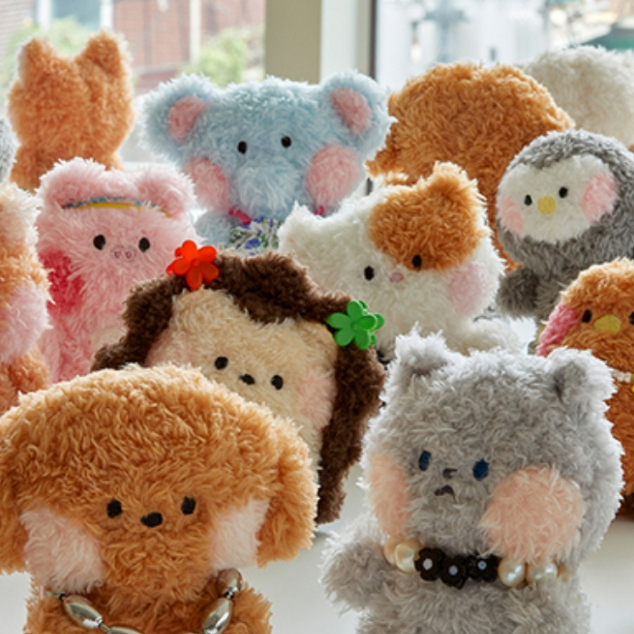 𝐘𝐙🌸微代購【現貨出清】LINE FRIENDS Minini World 動物系列 娃娃 吊飾 鑰匙圈 多款