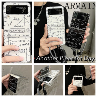 數學解析學霸 三星Z Flip 3 4 5保護殼 適用Samsung Galaxy 三星Z Flip 6折疊機手機殼