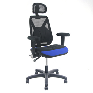 DR. AIR 人體工學全氣墊扶手頭枕辦公網椅(2301) 電腦椅