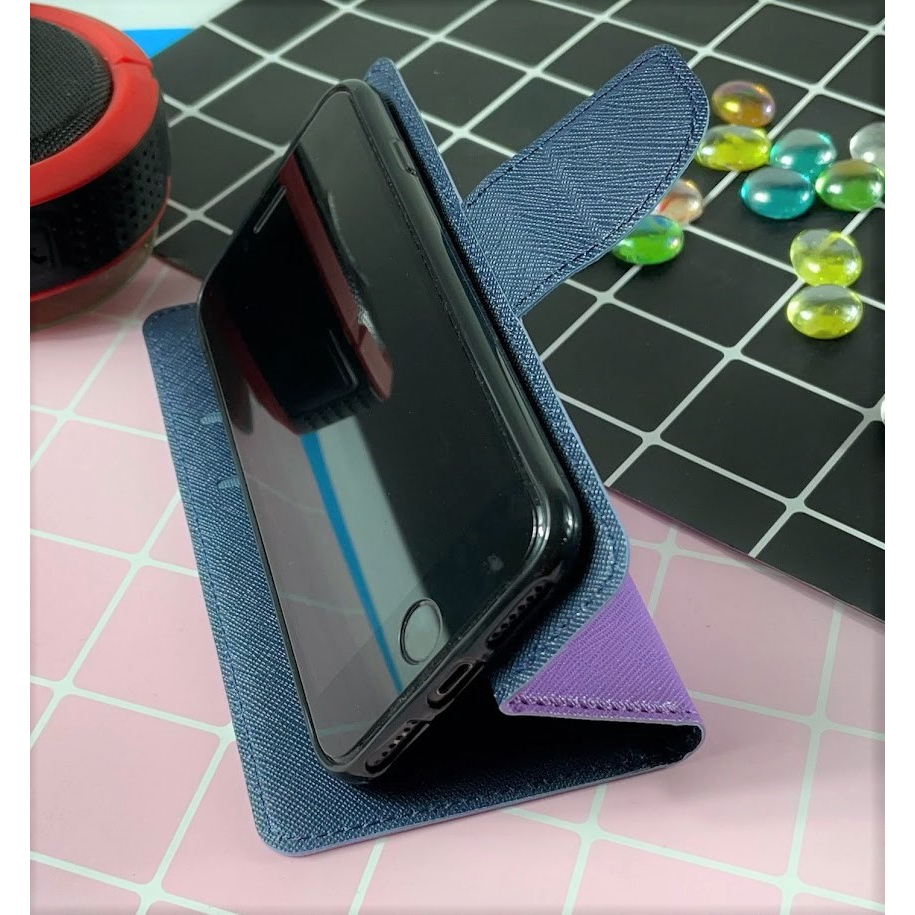 SONY Xperia 1 5 10 III 3代 簡約雙色 索尼 側掀翻蓋 手機皮套 磁扣 插卡 保護殼 可站立