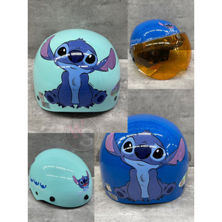 台南WS騎士用品 EVO 智同 史迪奇 童帽 雪帽 安全帽 卡通安全帽 w鏡 藍 深藍 112 evo童帽