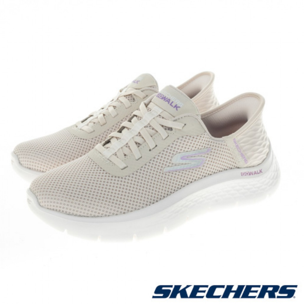 SKECHERS 瞬穿舒適科技 GOWALK FLEX 寬楦款 休閒健走鞋 124975WOFWT 零碼出清