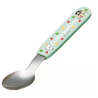 日本製 正版授權 蠟筆小新湯匙 餐具 兒童餐具 不鏽鋼湯匙 小湯匙