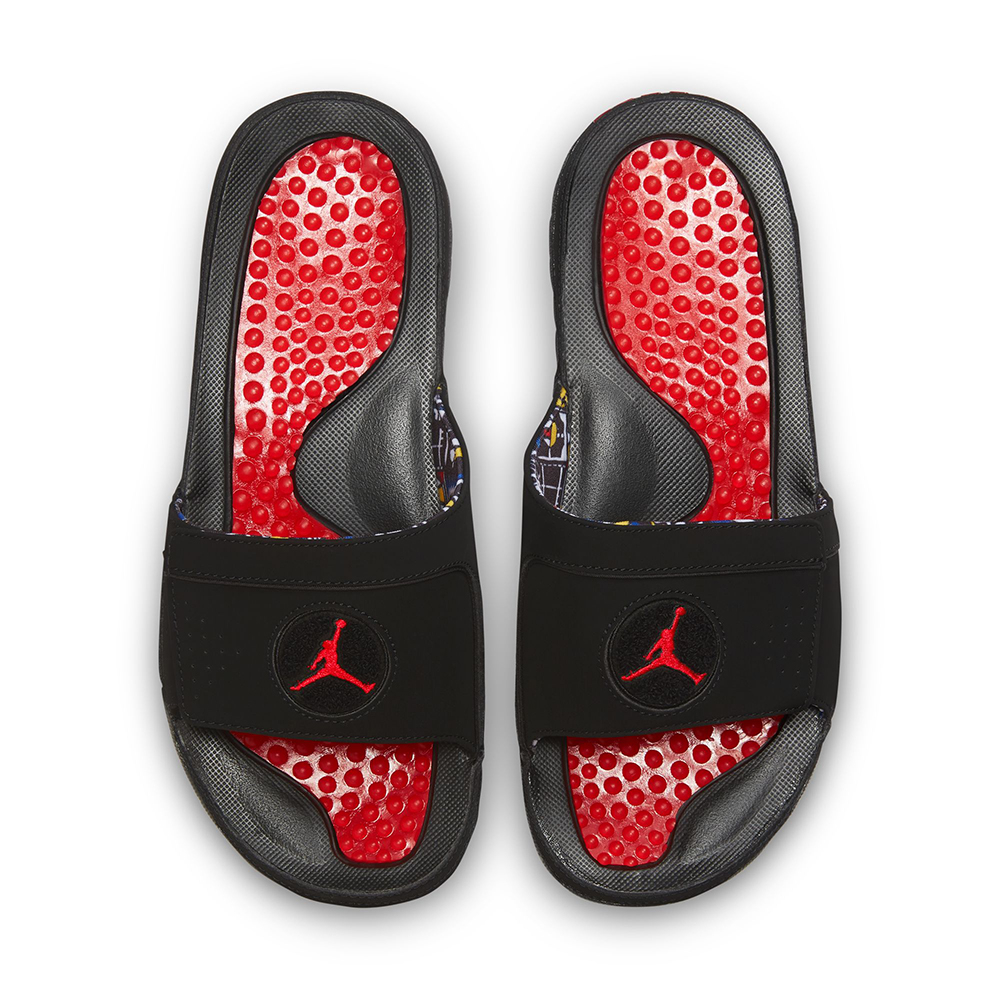 【NIKE】Jordan Hydro 8 Retro 休閒 拖鞋 喬丹 魔鬼氈 黑紅 男鞋 -FD7674001