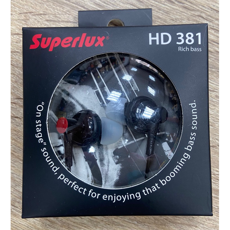 【傑夫樂器行】Superlux HD381 HD381F HD381B 入耳式監聽級耳機 耳機 聖誕禮物 交換禮物