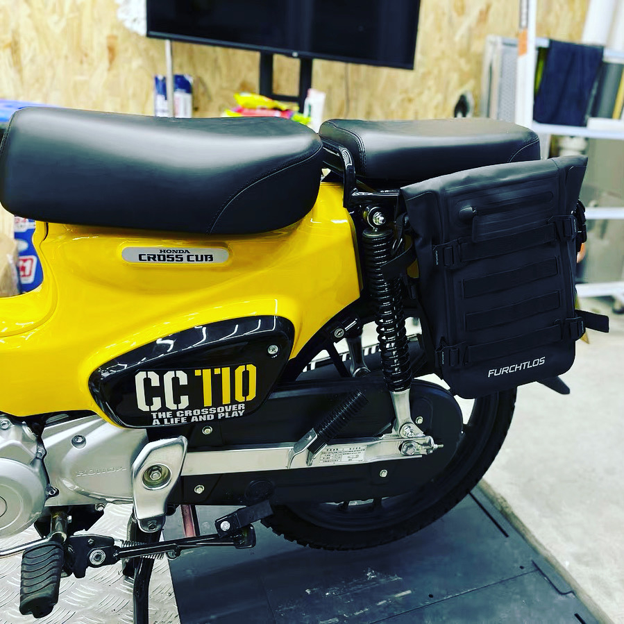 Honda本田Fun Bike 臘腸DAX cc100 ct125  Monkey 泰規SC110機車防水後座包 側掛包