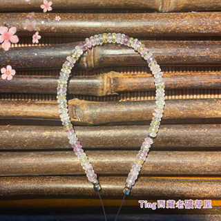 首賣！印度馬卡龍色系 彩色藍寶石（剛玉）手鍊💕