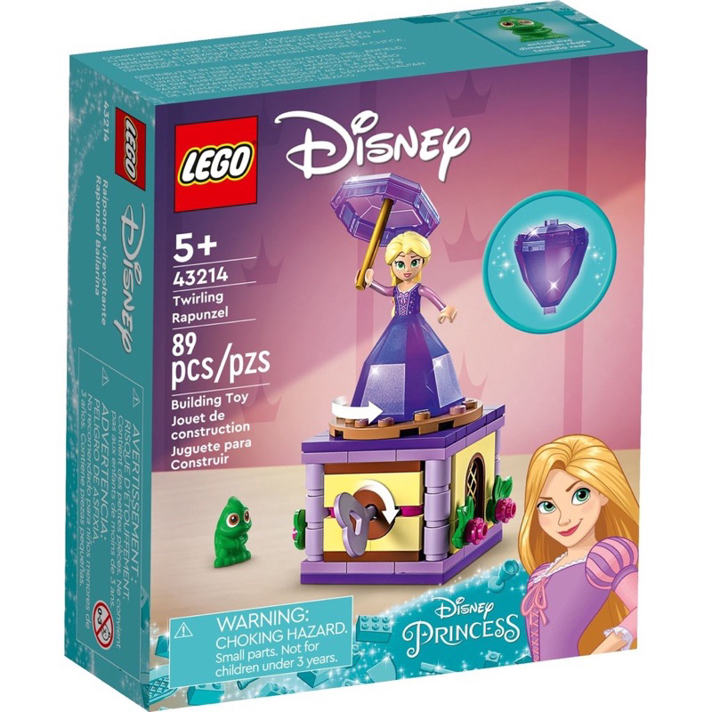 【LEGO 樂高】迪士尼公主系列 43214 Twirling Rapunzel(Disney 魔髮奇緣 長髮公主)