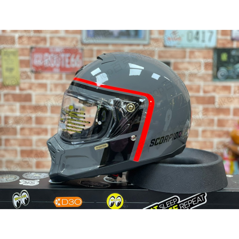 【Biker Shop】美國Scorpion蠍子2023造型帽HX1 碳纖維 黑金 山車帽 越野帽 騎士安全帽