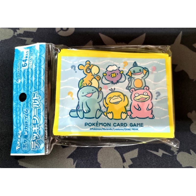 [貓先生の店] 日版 寶可夢中心 限定 PTCG 寶可夢卡牌遊戲 卡套 呆呆獸 可達鴨 沼王 沼躍魚