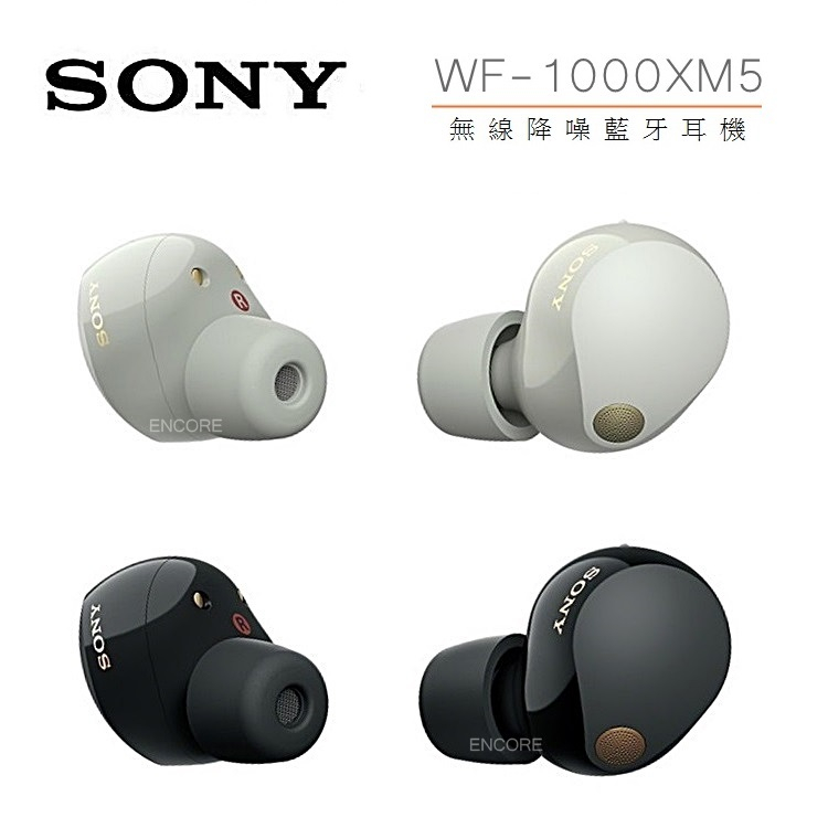 領劵現折【送矽膠防護套】SONY WF-1000XM5 真無線降噪 藍牙耳機 (公司貨保固12+6個月)