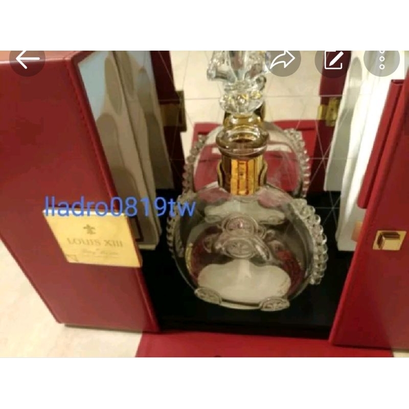 巴卡拉 水晶瓶+水晶頭+原廠盒 路易十三 路易13 Louis xiii baccarat 水晶 酒瓶 酒杯