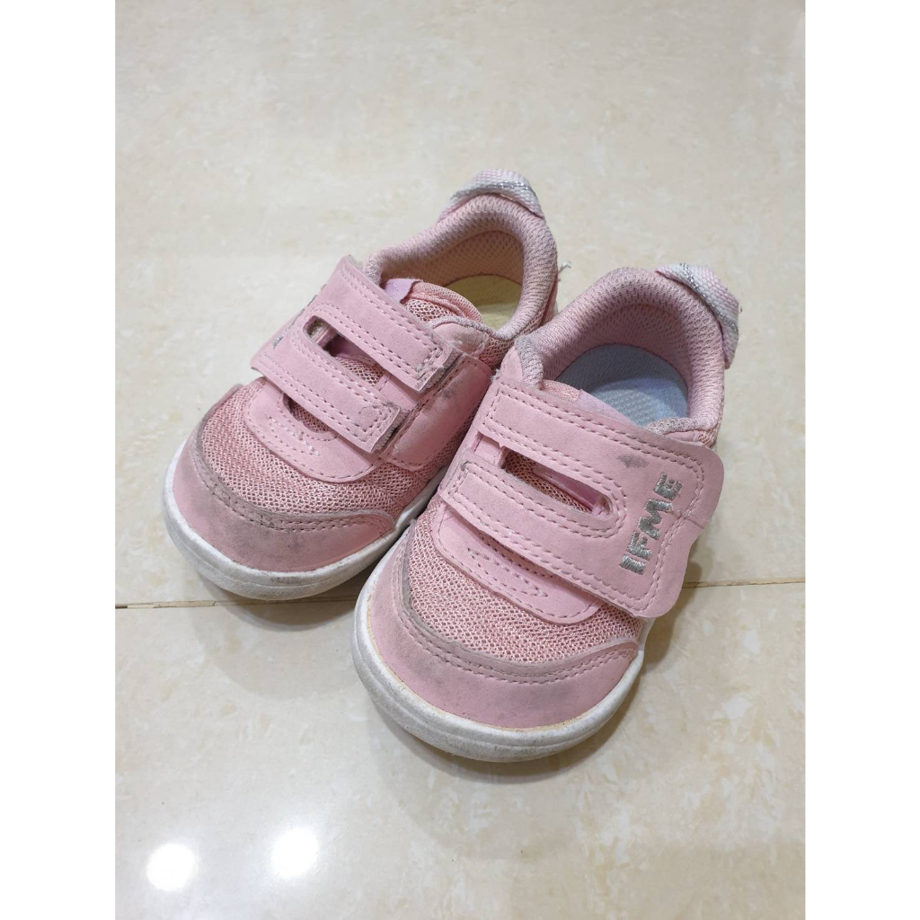 (二手)日本IFME - 輕量系列寶寶機能學步鞋-粉色13cm