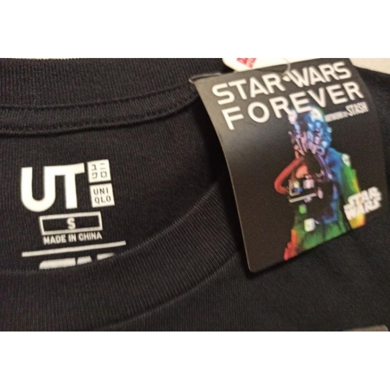 全新 t恤 uniqlo ut S STAR WARS BOBA bounty hunter 星際大戰 kaws 黑武士