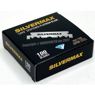 歐洲之星集團SILVERMAX 鑽石 鉑金塗層 直式剃刀 專用刀片 日本鋼製 (100片)
