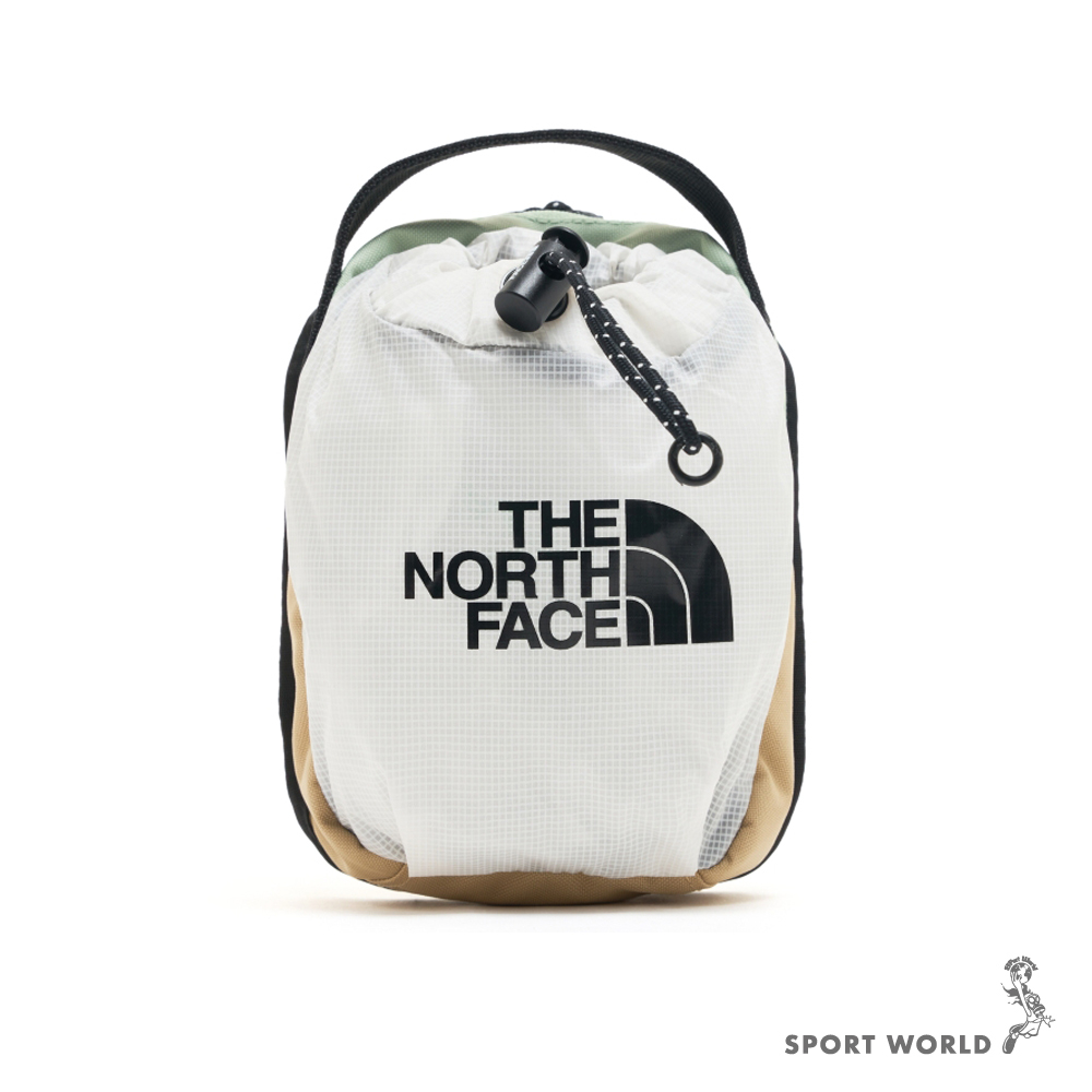 The North Face 北臉 單肩包 收納袋 半透明 雙向拉鍊 白【運動世界】NF0A52RYOKZ