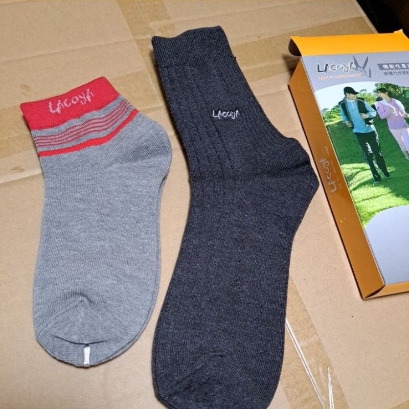襪子 竹炭襪禮盒（2雙入）Lacoya 臺灣 百和股東會紀念品