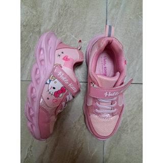 全新中大童鞋 Hello Kitty 粉色娃娃鞋 幼兒園 幼兒室內鞋 20碼 運動鞋21碼