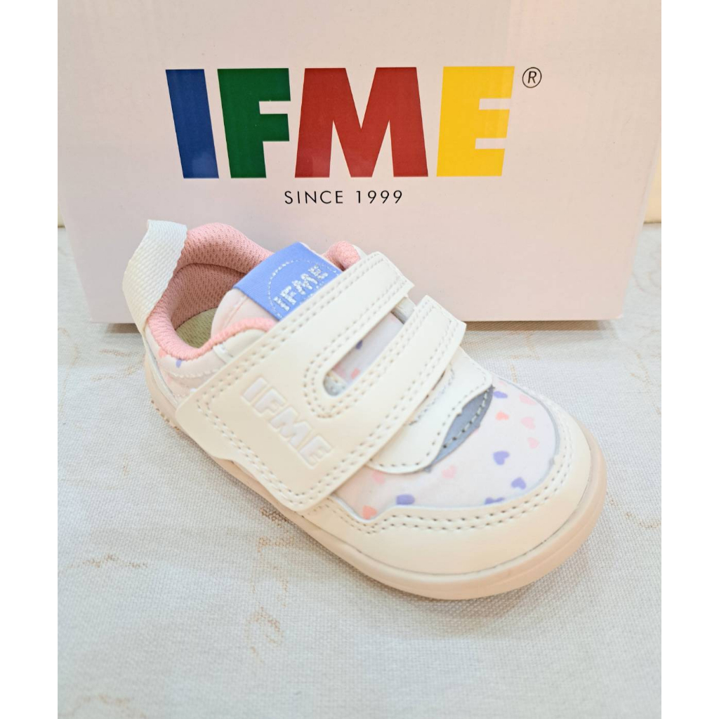 IFME 女童寬楦 一片黏帶系列寶寶學步鞋 機能鞋 3804