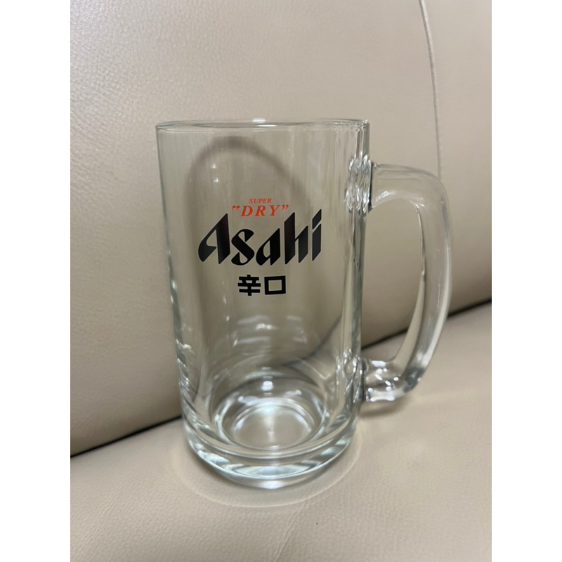 Asahi 朝日有把手玻璃啤酒杯 450ml