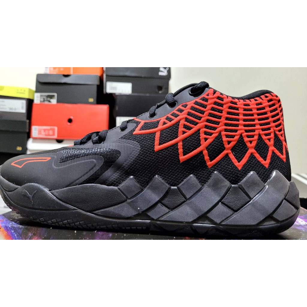 (免運)(全新)(US14) Puma MB.01 LaMelo Ball BLACK-RED BLAST 黑紅 籃球鞋