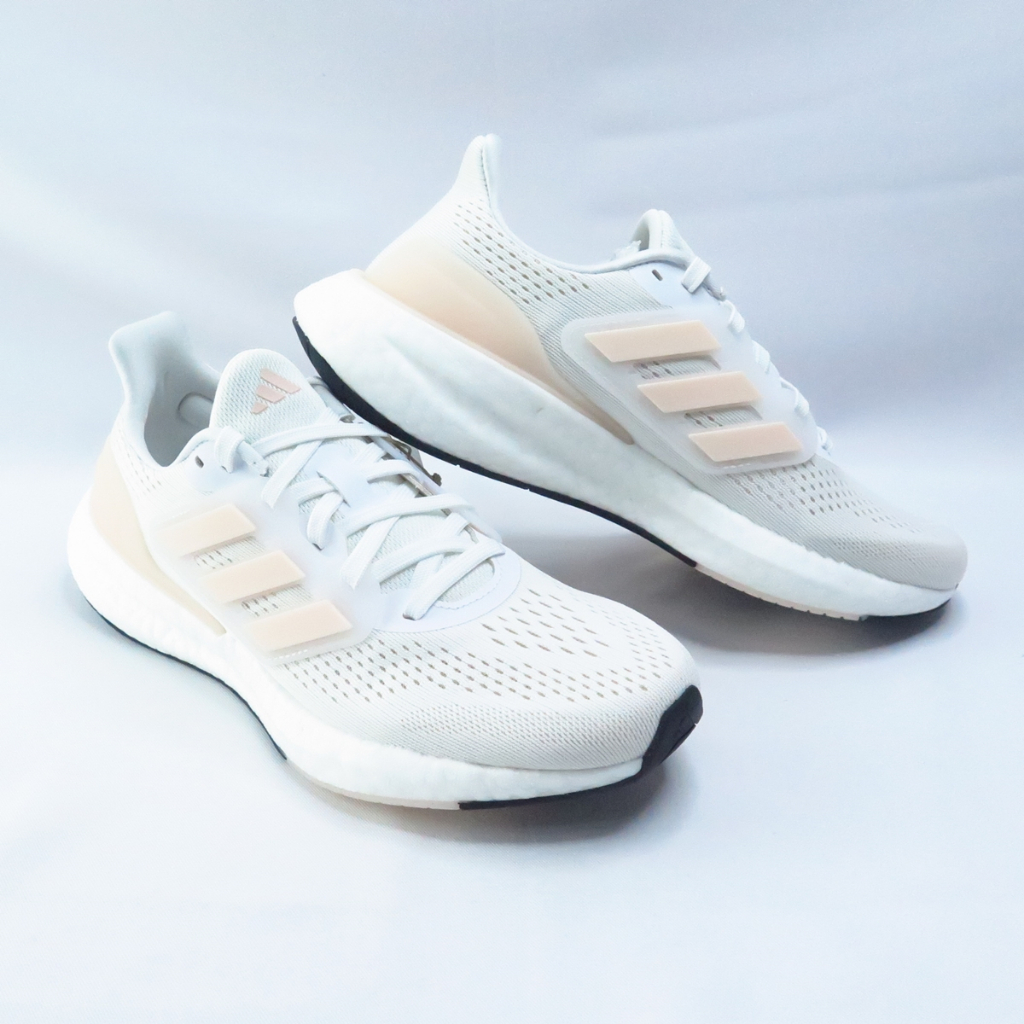 ADIDAS PUREBOOST 23 W 女慢跑鞋 網布 避震 IF2392 雲白x粉紅石英