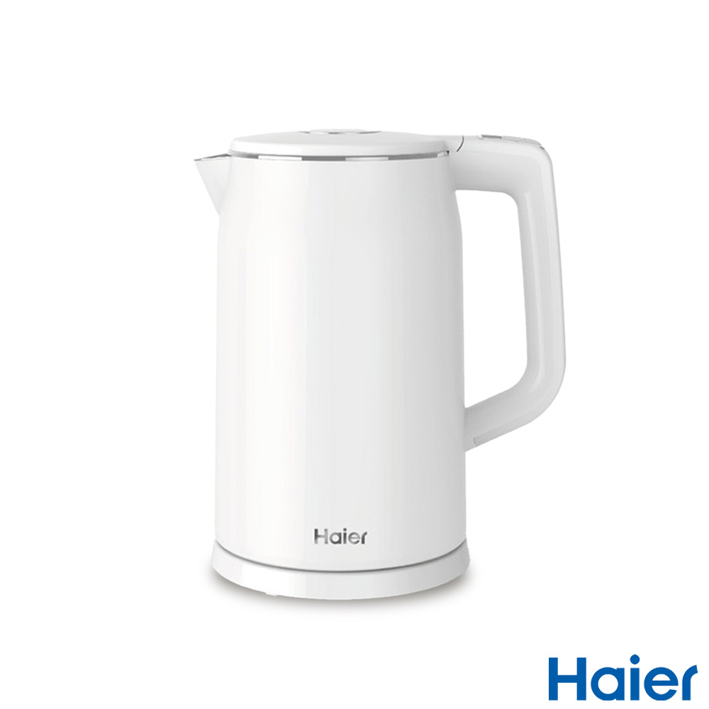 【Haier 海爾】1.7L智能溫控快煮壺 HB-K044SW 氣質白 除氯 不鏽鋼 防燙壺身 溫控 父親節 泡茶 免運