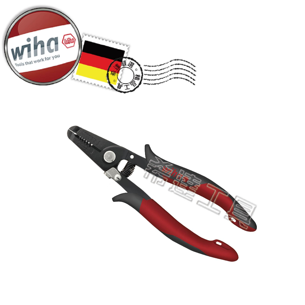 *希達工具* 德國 Wiha 電子型 專業 剝線鉗 電子鉗 主機版 鉗子 Z49703 AWG26-16