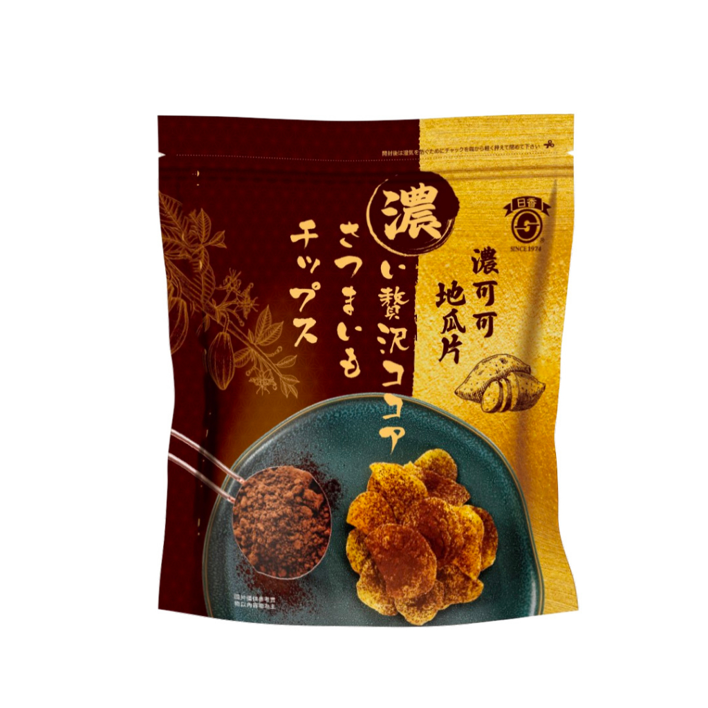 日香 濃可可 地瓜脆片 180g 【美日多多】純素 地瓜片