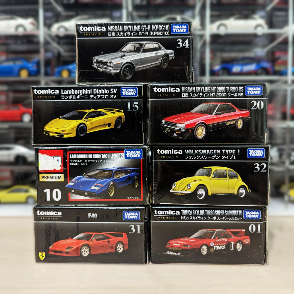 Tomica premium 黑盒 僅拆擺 合售