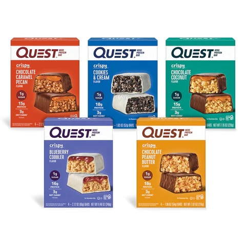 【現貨】Quest Nutrition Hero 蛋白脆棒 高蛋白 滿滿脆米 生酮 低碳 無糖 蛋白質18g 淨碳3g