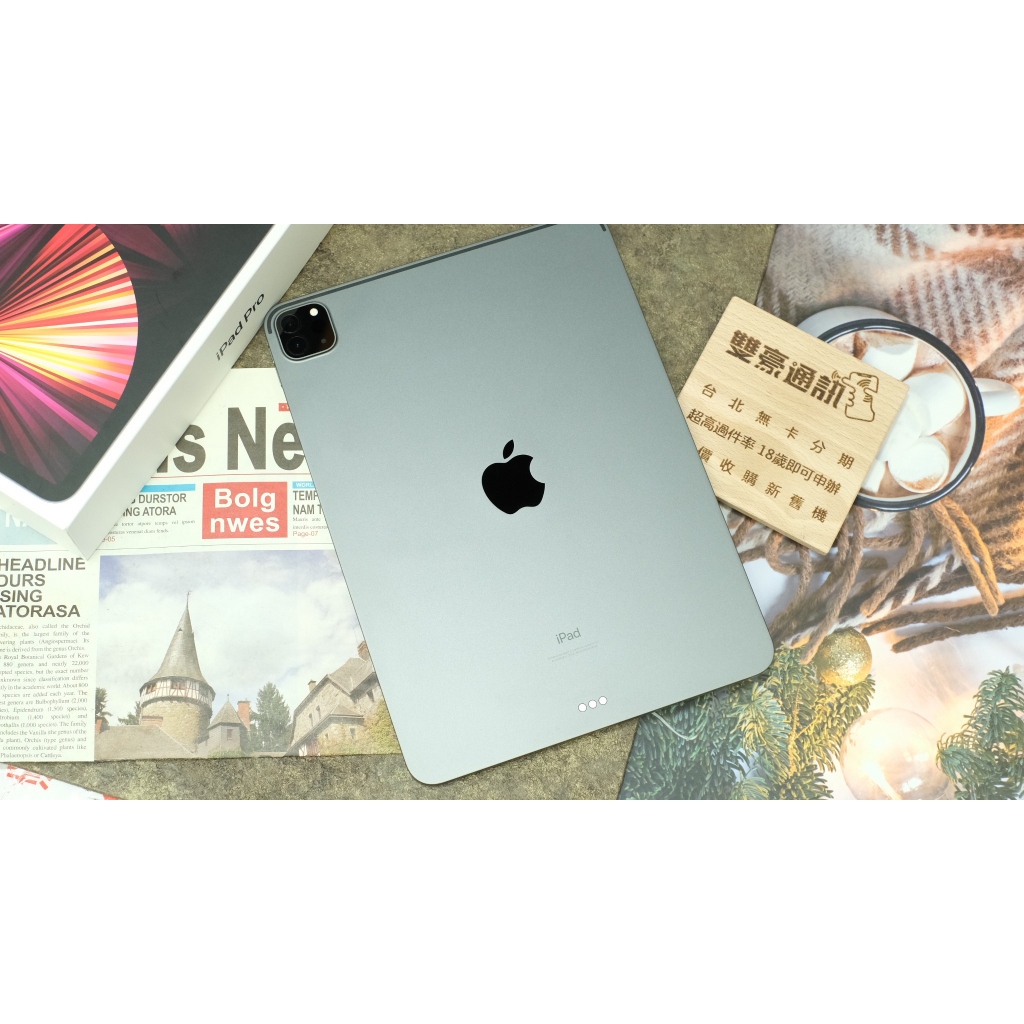 IPad Pro 11吋 M1 128G 電池100% 循環63次 超級稀有 有盒裝 有配件