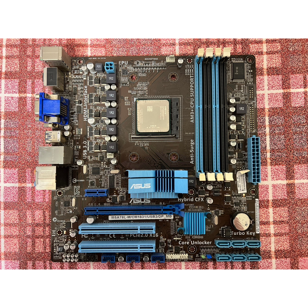 (現貨-快速出貨)AMD FX-8120(CPU)+ASUS主機板M5A78L-M/CM1831