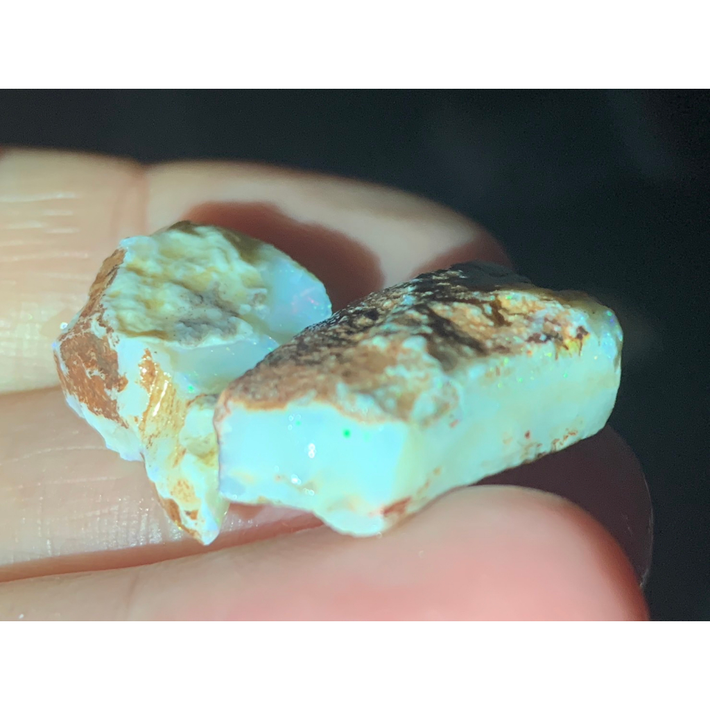 茱莉亞 澳洲蛋白石 原礦 原石 編號Ｒ119 重25.5克拉 rough opal 歐泊 澳寶 閃山雲 歐珀