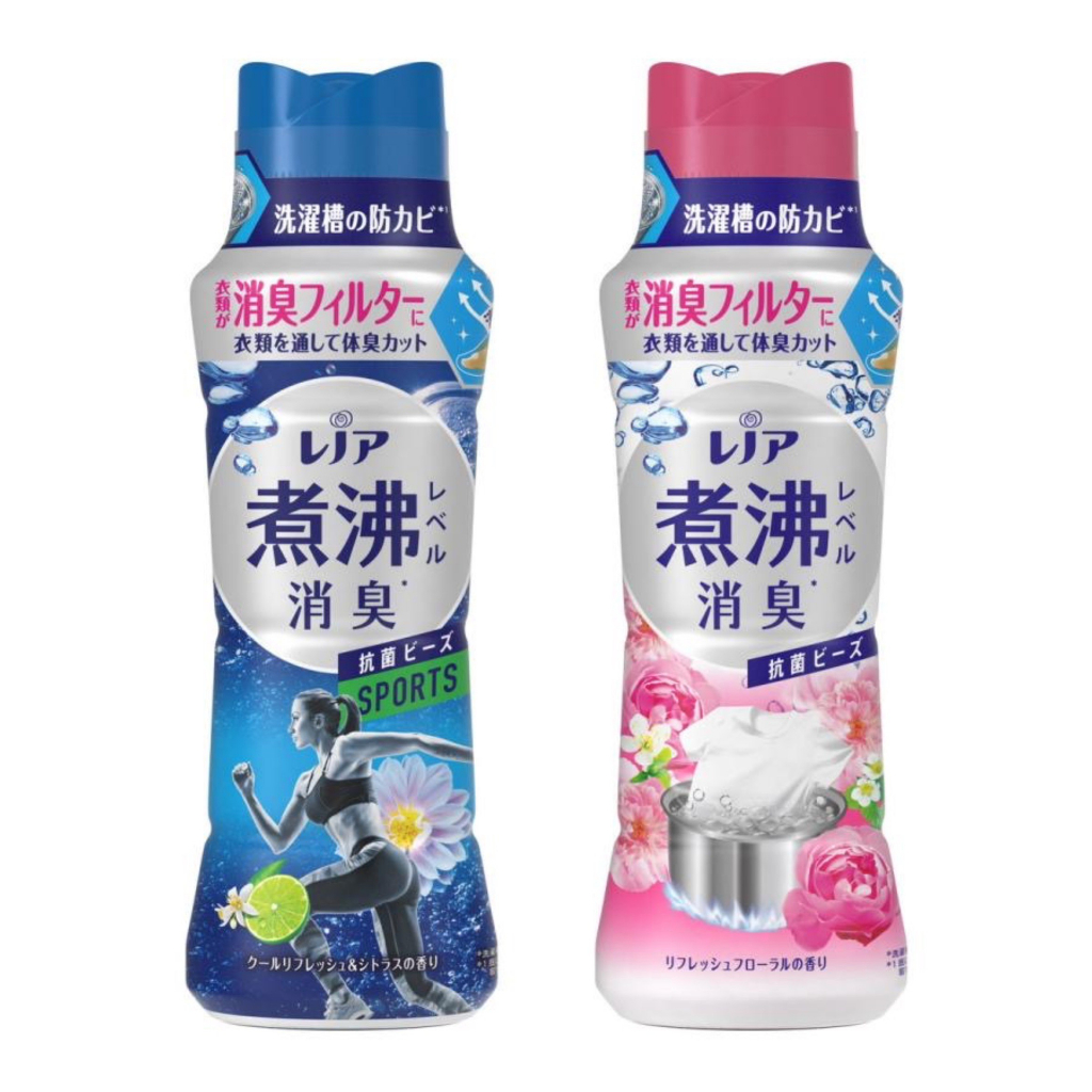 日本 P&amp;G 2023最新款 煮沸消臭抗菌 芳香顆粒 香香豆 420ml 洗衣 洗淨 芳香