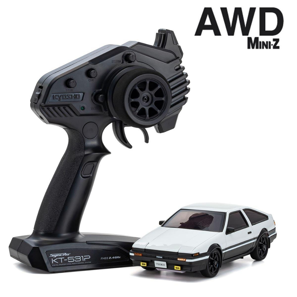 RUBY Kyosho MINI-Z AWD 頭文字D 藤原拓海 TOYOTA AE86 遙控車 32635WBK