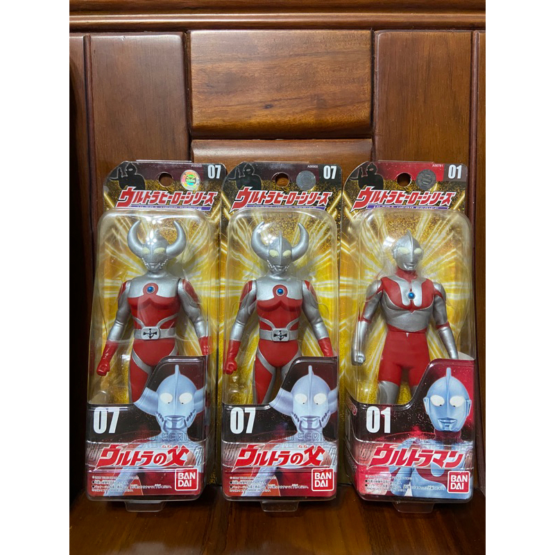 盒裝鹹蛋超人 超人力霸王 奧特曼 軟膠公仔 初代 超人力霸王之父 奧特之父