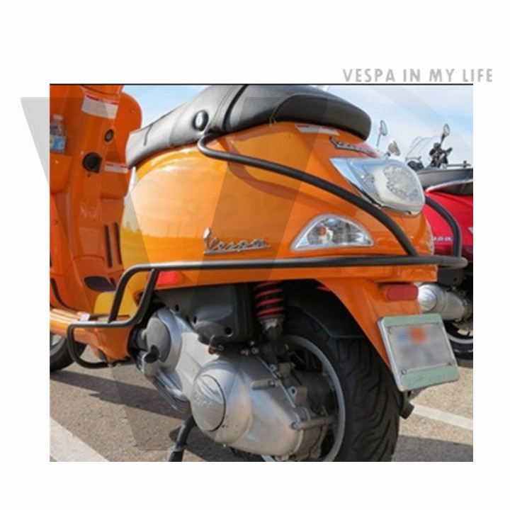 【絕版品】VESPA S專用 側保桿 後保桿 車身桿 霧黑 S