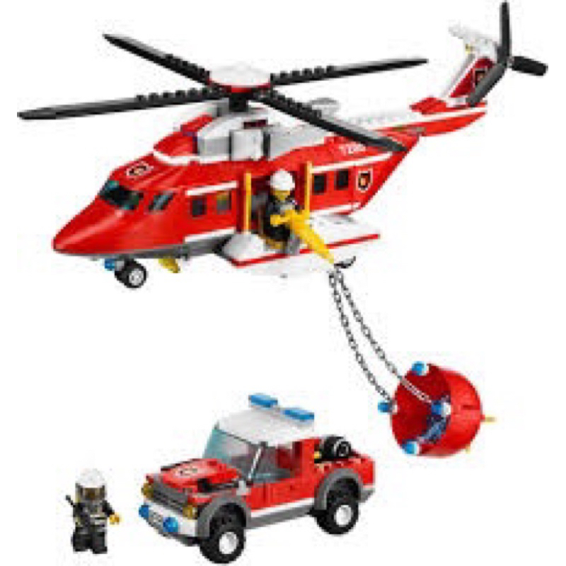 ®️樂高 LEGO®︎  ⚠️二手 7206 消防直升飛機 城市系列 CITY  二手