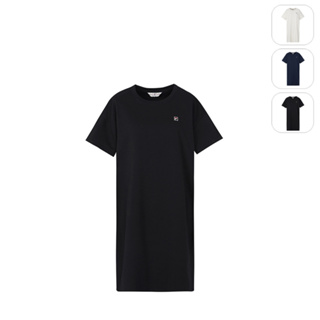 【FILA】女性 針織短袖洋裝(有口袋)-黑色 5DRW-5440-BK