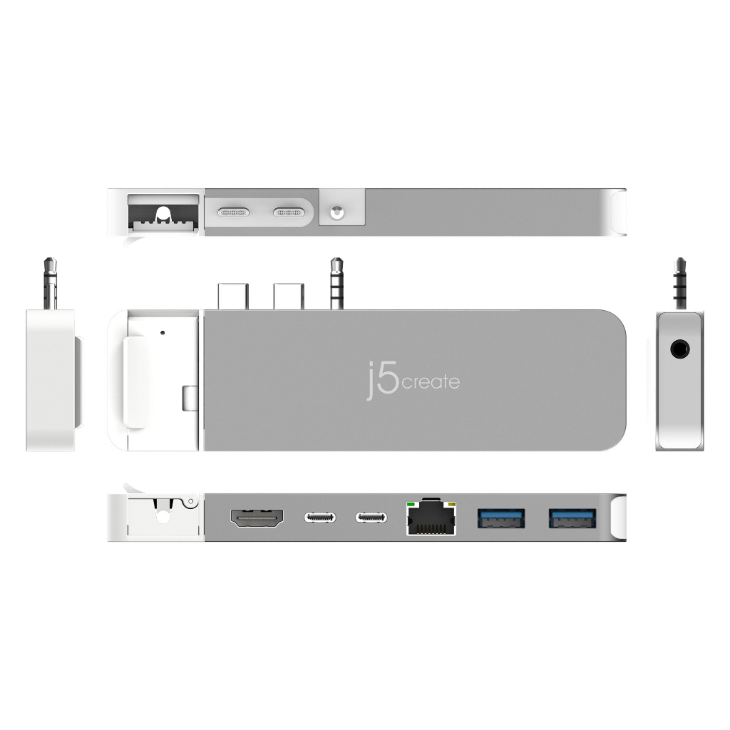 j5 create JCD395 USB-C Mac極速多功能集線器 (附Magsafe保護套)