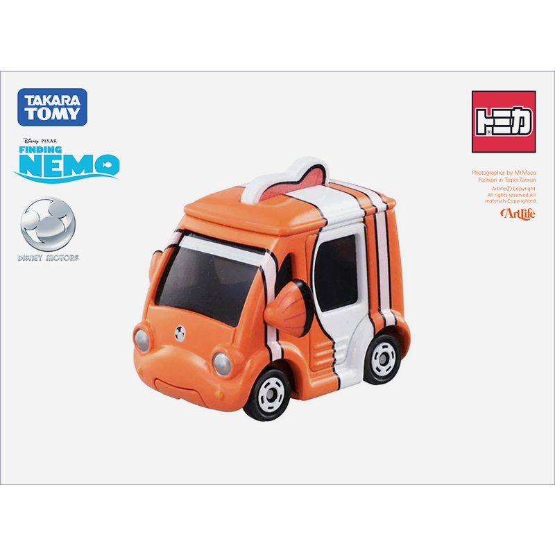 Artlife ㊁ TOMICA トミカ DISNEY PIXAR NEMO キュビット ニモ 海底總動員 尼莫