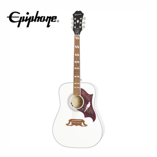 Epiphone Dove Pro Limited Edition 面單板電民謠吉他 白色款 (限量版)【敦煌樂器】