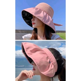 Topi musim panas summer hat cap 可折疊 抗UV 涼感 遮陽帽 全臉 防曬 防風 防曬帽