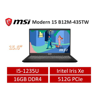 MSI Modern 15 B12M-435TW