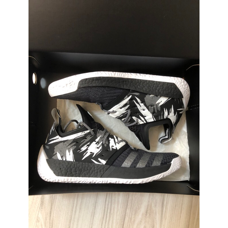 adidas Harden Vol. 2 墨水黑 AH2217 全新瑕疵