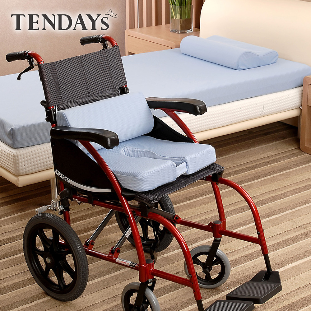 TENDAYS HealthCare紓壓輪椅介護坐墊/腰墊(內材可水洗)