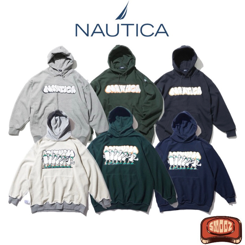 ［SMOOZ]Nautica x Stacks Sweat Hoodie 重磅 雙面 刺繡 帽T帽踢