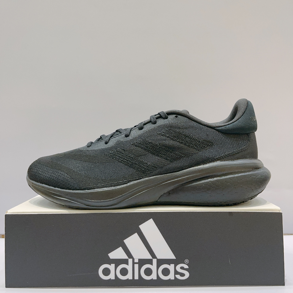 Adidas 慢跑鞋 Supernova 3.0 男鞋 全黑 透氣網布 愛迪達 路跑  IE4364