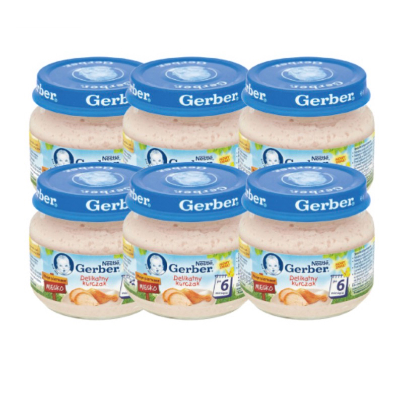 美國 Gerber 嘉寶 雞肉泥 80g - 6入組 寶寶肉泥 Baby food